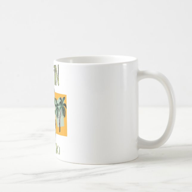 Surfer Parrot Kaffeetasse (Rechts)