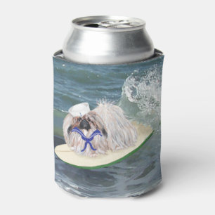 Surfer Pekinese Dosenkühler