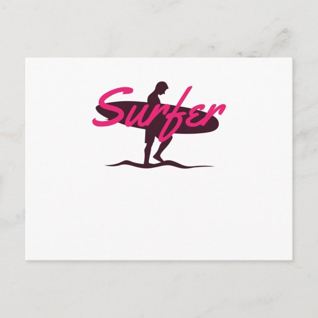 Surfer Postkarte (Vorderseite)