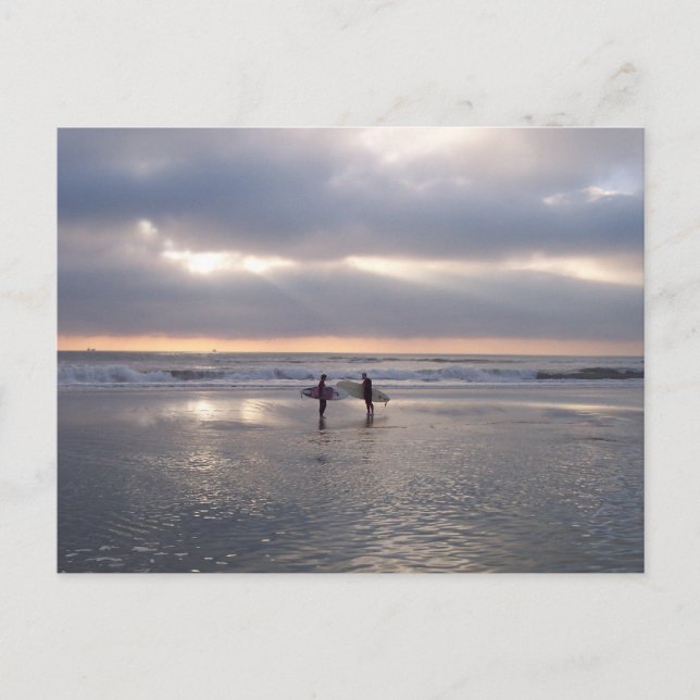 Surfer Postkarte (Vorderseite)