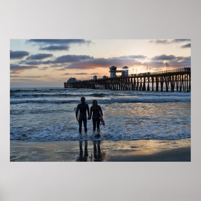 Surfer Romance Poster (Vorne)