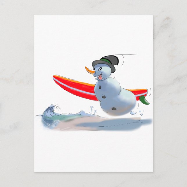 sUrFeR sNoWmAn Postkarte (Vorderseite)