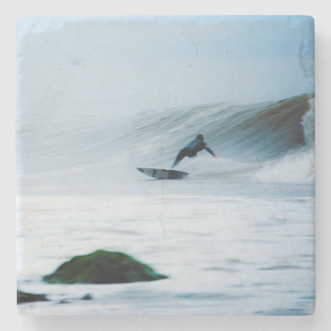 Surfer Steinuntersetzer (Vorderseite)