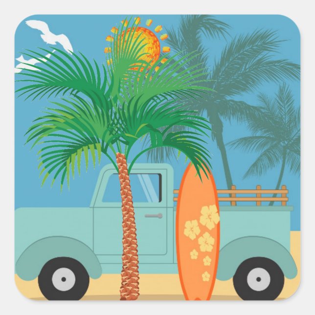 Surfer Sticker (Vorderseite)