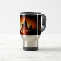 Surfer Sunset nom personnalisé tasses