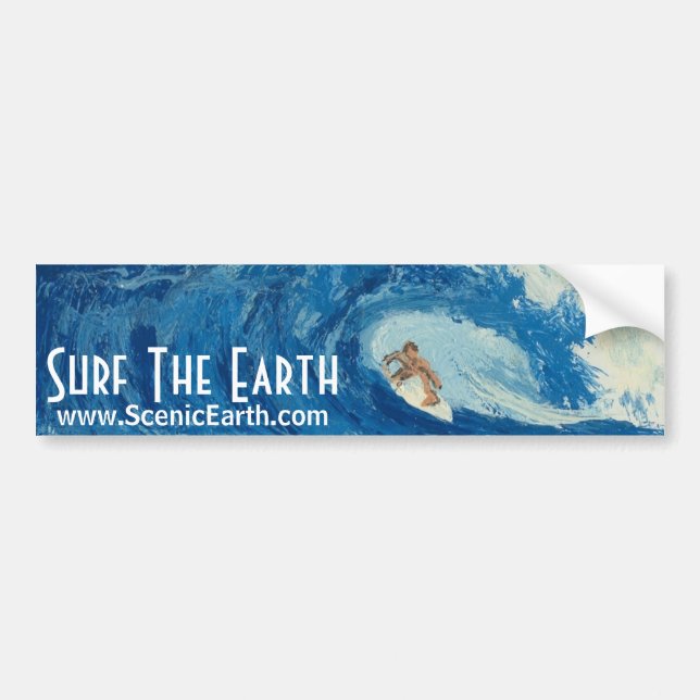 Surfer Surfer Surfer Autoaufkleber (Vorne)