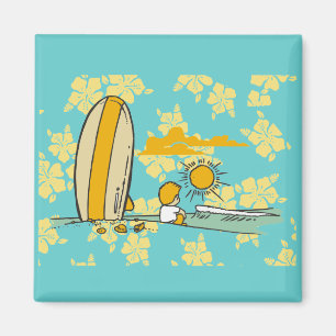 Surfer-T-Shirts und Geschenke Magnet