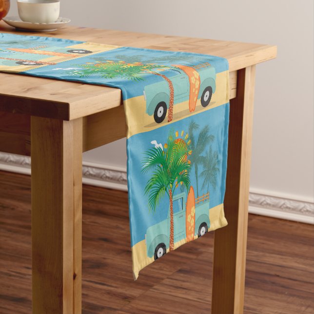 Surfer Table Runner Kurzer Tischläufer (Beispiel)