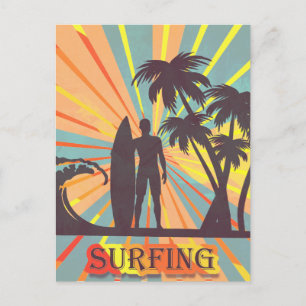 Surfer Typ Postkarte
