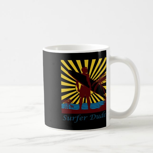 Surfer-Typ, Surfen  Kaffeetasse (Rechts)