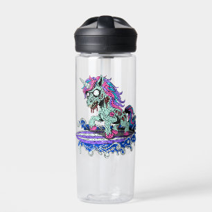 Surfer Unicorn Zombie Trinkflasche