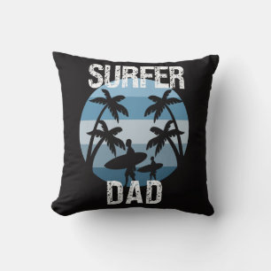 Surfer-Vater-Kopfkissen Kissen