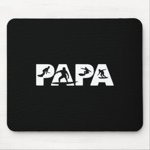 Surfer-Vater Lustiger Vater Surfer-Vater-Geschenk  Mousepad