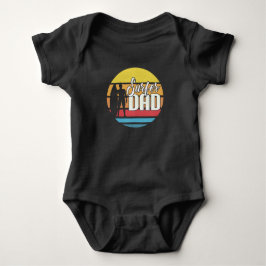 Surfer Vater Vatertag Tropische Kunst| Karosserie Baby Strampler