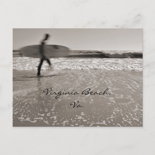 Surfer von Shirley Taylor Postkarte (Vorderseite)