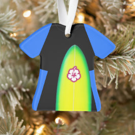 Surfer Wetsuit Personalisiertes Ornament