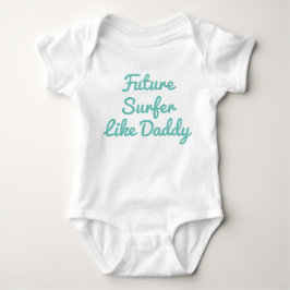 Surfer wie Daddy Baby Bodysuit Strampler