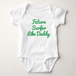 Surfer wie Daddy Baby Bodysuit Strampler