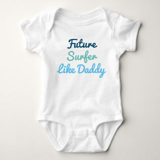 Surfer wie Daddy Baby Bodysuit Strampler