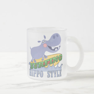 SurferHippopotamus Mattglastasse