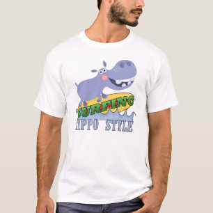 SurferHippopotamus T-Shirt