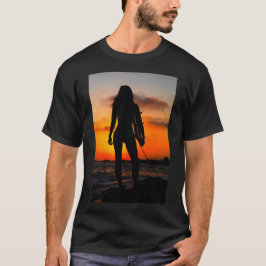 Surfermädchen T-Shirt
