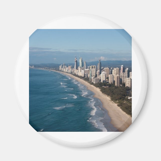 Surfers Paradis Gold Coast Queensland Australien Magnet (Vorne)