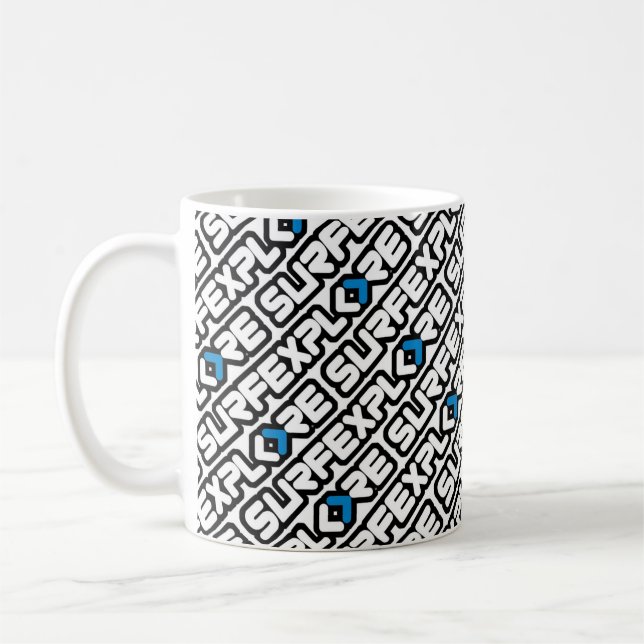 surfEXPLORE Logo Kaffeetasse (Links)