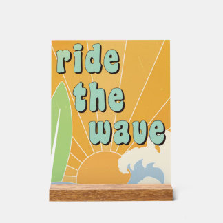 Surfez sur la vague Thème de surf inspirant Positi