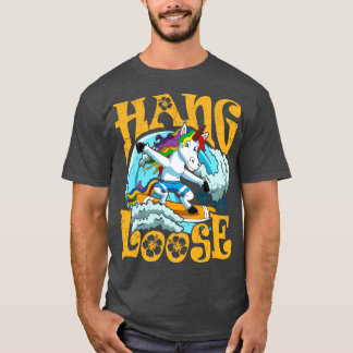 Surfhang Loose Unicorn Surfen T-Shirt