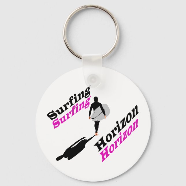 Surfhorizon-T - Shirt Schlüsselanhänger (Vorderseite)