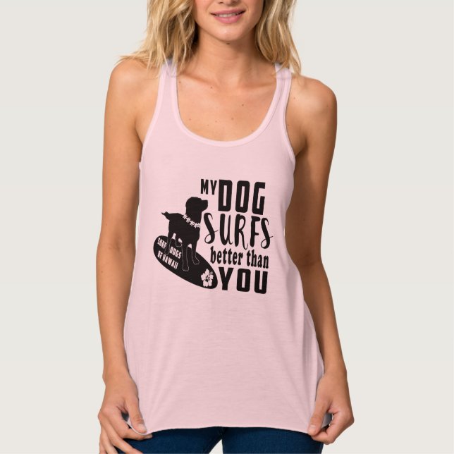 Surfhunde Hawaii Gauntlet Womens Tank Top (Vorderseite)