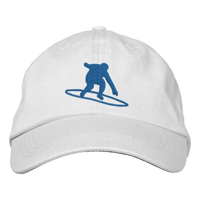 Surfhut Bestickte Baseballkappe (Vorderseite)