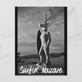 Surfin Nazare Postkarte