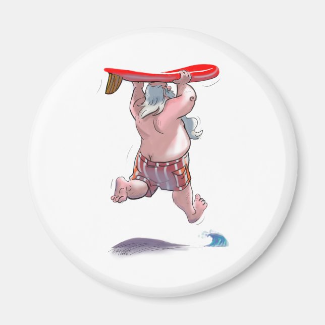sUrFiN sAnTa Magnet (Vorne)