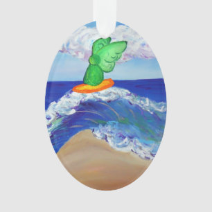 Surfing Angel Raphael Reiten Heilung Wave Ornament