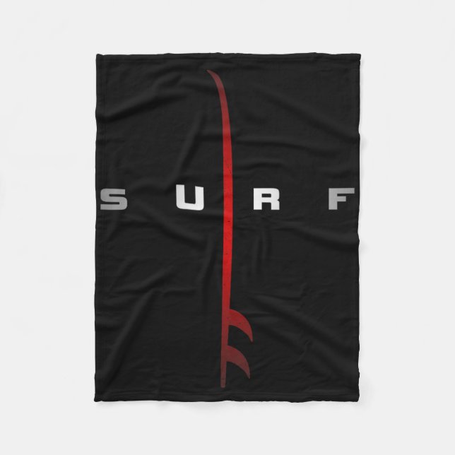 Surfing Apparel - Surfer Surf  Fleecedecke (Vorderseite)