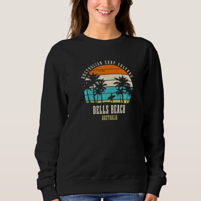 Surfing Bells Beach Australia Australian Surf Cult Sweatshirt (Vorderseite)