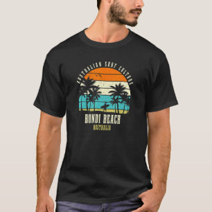 Surfing Bondi Beach Australien Australischer Surf  T-Shirt