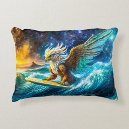 Surfing Eagle Design von Rich AMeN Gill Dekokissen