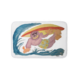 Surfing Gorilla Badematte