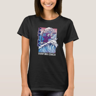 Surfing Grim Reaper  Fun Surfer T-Shirt
