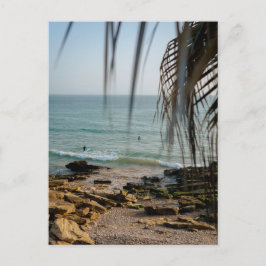 Surfing in Taghazout Morocco Postkarte