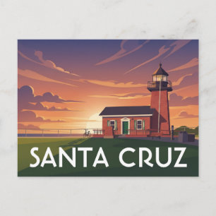 Surfing Museum in Santa Cruz California Reise Postkarte