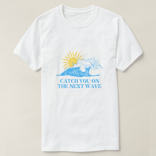Surfing Ocean Adventure T - Shirt (Design vorne)