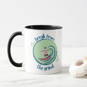 Surfing Santa Kaffeetasse