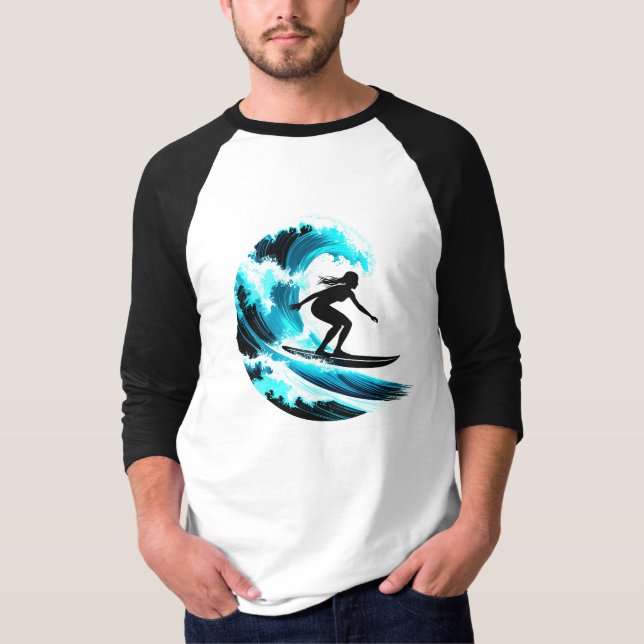 surfing T-Shirt (Vorderseite)