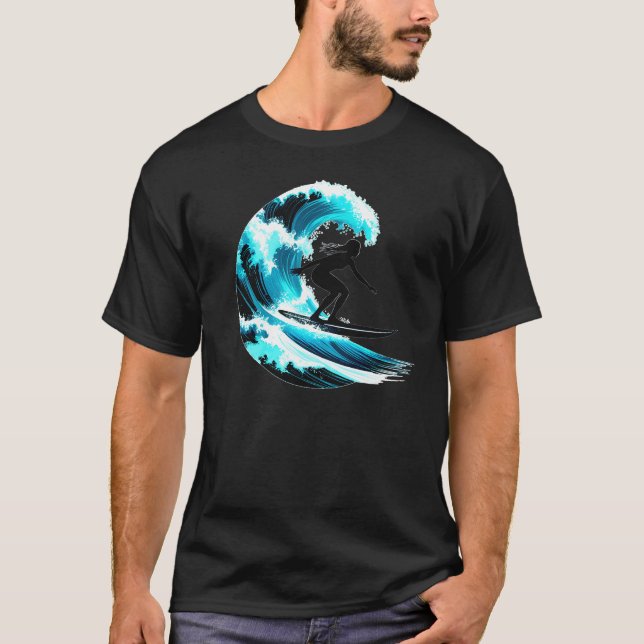 surfing T-Shirt (Vorderseite)