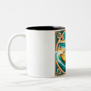 Surfkaninchen : Vorstellungsbilder Zweifarbige Tasse