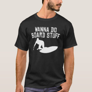 Surfkleidung Surfen Cool Surf Apparel Surfbrett T-Shirt